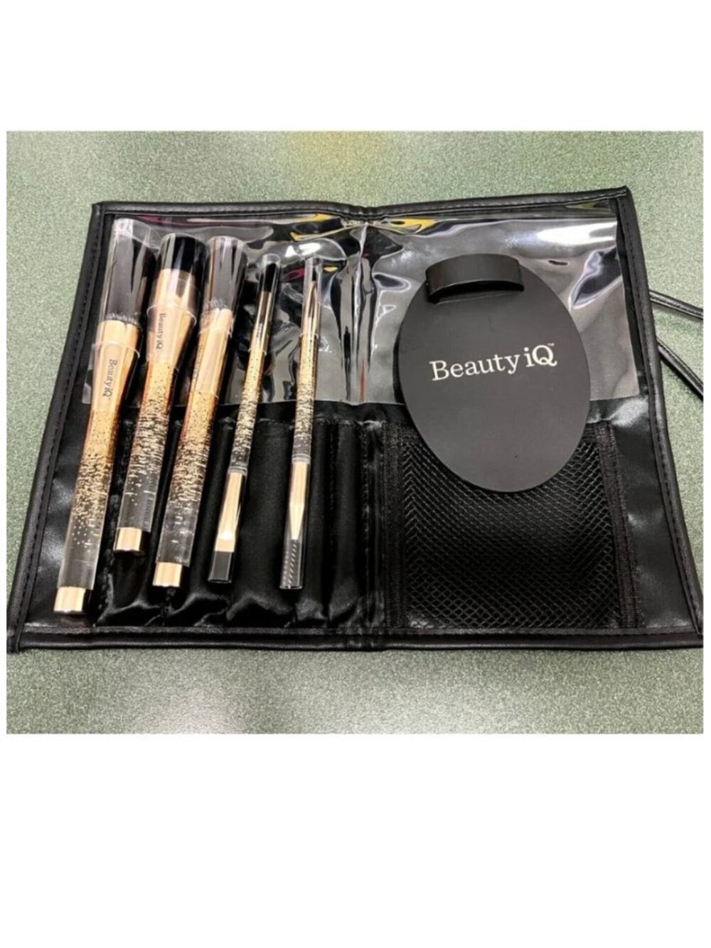 6pc Makeup Brush Set with Travel Organizer NEW